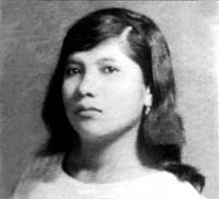 Aleida Gallango's mother Carmen, before her arrest. 