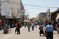 Street scene, Ciudad Juárez, Mexico.