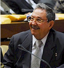 Cuban Head of State Raúl Castro.