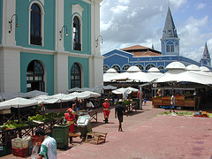 Street scene from Belém, the capital of the Brazilian state of Pará.
