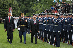 U.S. President Barack Obama and Mexican President Felipe Calderón met on Wednesday.