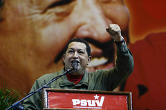 Venezuelan President Hugo Chavéz.  