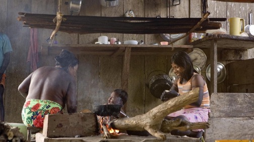 Internally Displaced Indigenous People in Riosucio, Colombia. Photo by Mark Garten.