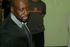 Haitian-American hip hop star and presidential candidate Wyclef Jean.