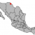 The location of the town of Praxedis G Guerrero in Northern Mexico.